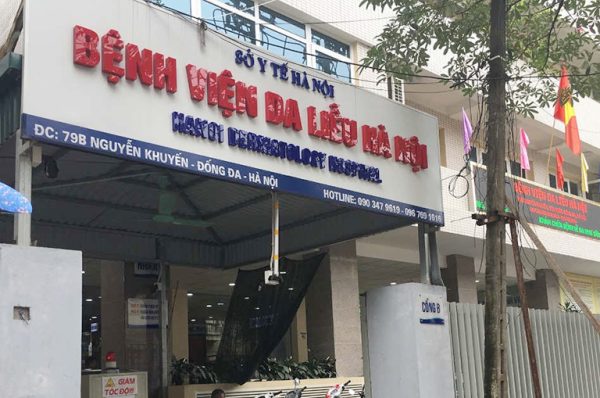 Bệnh viện Da liễu Hà Nội được nhiều người bị vảy nến chọn để khám